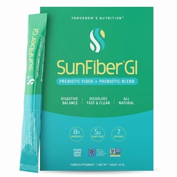 A holnapi táplálkozás Sunftal GI 7- Day Kit, Prebiotic Fiber & Probiotics, 5g Prebiotic Fiber & 8 milliárd probiotics Per Serving, Low FODMAP, 7 csomag, ízesítetlen