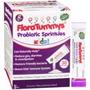 FloraTummys Probiotics gyerekeknek: 30 Taste- Free Powder Packets, Food Allergens, Non-Dairy, Gluten Free, Sugar Free, Non-GMO, Vegan