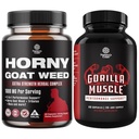 Bundle of Horny Goat Weed Extract Complex a férfiak és nők javított energia és állóképesség és extra erő tesztoszteron booster a férfiak izmok bővítés állóképesség és erő