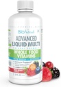 Bio Naturals Liquid Whole Food Multivitamin férfiaknak és nőknek több mint 100 összetevővel - Superfoods, Omegas, Organic Extracts - 100% Vegan - 32 oz