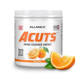 ALLMAX Nutrition AMINOKUTS (ACUTS), Amino- töltésű energia ital taurin, L- karnitin, zöld kávé Bean kivonat, narancs, 30 szerváció