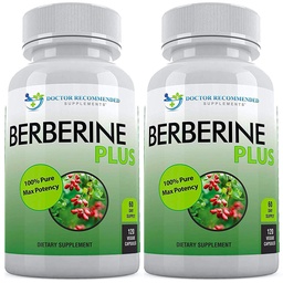 DOCTOR AJÁNLOTT KISZERELÉSEK Berberine Plus 1200mg Per Serving - 120 Veggie Capsules Royal Jelly (120 db 2-es csomag)