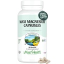 Magnesiumkapseln - Energieerzeugung - Muskel- und Nervengesundheit - Knochenunterstützung - Magnesiumergänzung aus Magnesiumoxid, Magnesiumglyccinat-Chelat und Magnesium-Zitrat - 180 Graf von Maxi Health