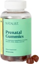 NATALIST Prenatal Gumies az ő napi előfogása és terhessége Forma nők multivitaminok + DHA Omega3 az algák - vegyes berry, vegetáriánus, gluténmentes, Non-GMO - 90 gróf