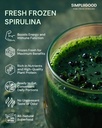 Spirulina Cube - Magas fehérje, Vitamin- Rich Superfood természetes aromával - Vegan, Gluten- Free Nutrient Powerhouse Spirulina Pods for Smoothies (1.680, Kilogramma)