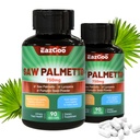 Saw Palmetto Supplement, Saw Palmetto Extrakt 750mg, mit Lycopin, Kürbis Seed Powder, für Männer und Frauen,Non-GMOs & Gluten, Vegan, 90 Count Capsules(Pack von 2)