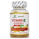E-vitamin Gummees 268mg, Finom, Vegán, Nem-GMO, Felnőtt gumi kiegészítők, Immunrendszeri, bőr és szem támogatása, 60 Számok
