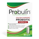 Probulin Colon Support Daily Probiotic + Prebiotic + Support Gut Health, alkalmi gáz és puffadás - 20 milliárd CFU - 12 Strains, 30 Vegan Capsules