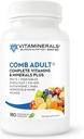 Vitaminerals Combated Comprehensive Vitamin & Mineral Formula) 124; Non-GMO