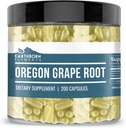 Földi születésű Elemek Oregon Grape Root 200 kapszula, Tiszta és hígítatlan, nincs adalék
