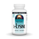 Source Naturals L- Lysine Free Form, 1000 mg - Amino Acid Supplement Supports Energy Formation & Collagen * - 100 tabletta