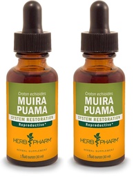 Herb Pharm Muira Puama kivonat a reproduktív rendszer támogatására - 1 Ounce (2-es csomag)