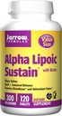 Jarrow Formulas Alpha Lipoic Sustain 300, Value Size, 300 Mg, 120 Sustain tabletta (3- Pack)