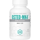 NBI Osteo- MK4 Csonttámogatás 124; D-vitamin & K-komplexum 124; 45mg K2-vitamin (MK4) Strong Bone Health & Function 124; 60ct Veggie Capsules