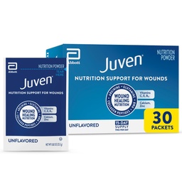 Juven terápiás tápláló ital por Beleértve Collagen peptides, Amino acids, és HMB sebgyógyító támogatás, ízesítetlen, 30 csomag