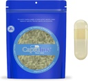 Capsuline Pafflower Colored Size 00 Üres Vegán kapszula Sárga / Sárga - 1000 Count - Vegetáriánus Üres Pill kapszula - DIY Növényi kapszula töltelék - Veggie Pill kapszula - Kosher és Halal Certified