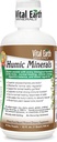 Vital Earth Minerals Humic Minerals - Fulvic Acid Supplement 70 + Trace Minerals, Electrolytes for Recovery & Balance, 32 Oz + 1 Oz Cup