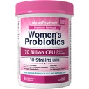 NewRhythm Női Probiotikumok, Organic Prebiotics, 70 milliárd CFU 10 Strains, Vaginal Probiotics for Urinary & Digestive Health, 30 Vegan Capsules, No Bloating