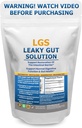 Leaky Gut javítási w / L Glutamin & Prebiotics- Gut Restore, Leaky Gut Health Powder- Leaky Gut javítási kiegészítők IBS, Digestive restauration & Gut Lining Support- Tartalmazza Guthealth Assist Book