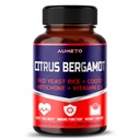 Citrus Bergamot kiegészítés Red Yeast Rice, CoQ10, Articsóka, D3-vitamin - Támogatás az általános keringési Wellness és immunrendszer (150 gróf (1-es csomag))
