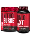 Jacked Factory Nitrosurge Shred Thermogenic Pre- Edzés görögdinnye & N.O. XT Nitric Oxide booster férfiaknak és nőknek