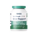 NYO3 28000mg Milk Thistle 70: 1 kivonat 400mg kurkumin & Articsóka, 83% Silymarin, 60 napos ellátás, gyógynövény kiegészítés májtisztító méregtelenítés és javítás, antioxidáns támogatás, Non-GMO