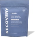 Rookie Wellness Recovery BCAA - Elektrolit és BCAA por 5 g elágazó láncú Amino Acides izmok helyreállítására, elektrolit hidratálásra, & Csak 10 kalória (30 szervák, kókuszos ananász)