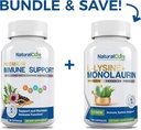 Természetes gyógymód Labs Bundle: Immuntámogatás + L- lizin + monolaurin