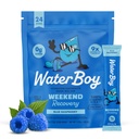 Waterboy Weekend Recovery 124; 3,200mg Electrolyte Powder Packaets n.e.124; Ginger + L- Theanine + Vitamins