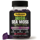 Irish Sea Moss Gumies with Elderberry & Black Seed Oil - Összesített Wellness Support