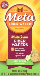 Metamucil Fiber Wafers Apple Crisp 24 darabonként (6 darabos csomag)