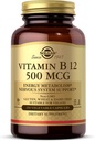 Solgar B12-vitamin 500 µg, 250 növényi kapszula - Energia-anyagcsere - Idegrendszeri támogatás - Promotes Heart Health - Non-GMO, Vegan, Gluten Free, Dairy Free, Kosher, Halal - 250 Servings