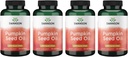 Swanson Pumpkin Seed Oil - High Bioavailable EFA - (100 Softgel Capsules, 1000mg Each) 4 Pack