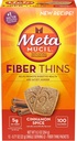 Metamucil Fiber Thins Size 12 Count of 2 Crisps 9.3 Ounce (Value Pack of 6)