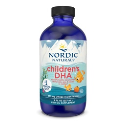 Nordic Naturals Children 's DHA, Orange - 8 oz for Kids - 530 mg Omega3 EPA & DHA - Brain Development & Function - Non-GMO - 96 Servings