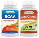 Best Naturals BCAA 3200mg & Cink Citrate 30 mg