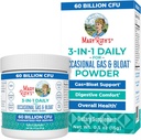 MaryRuth Organics 3- in- 1 Gas & Bloat Probiotics A124; Probiotics for Normal Digestive Function 124; Probiotics for Women & Men
