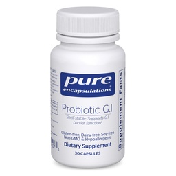 Pure Encapsulations probiotic G.I. - Tartály stabil Bélrendszeri egészség és Gastrointestinalis támogatás - Lactobacillus & Bifidobacterium - 30 kapszula