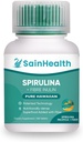 Spirulina + fibre inulin - gyógynövény kiegészítés, Spirulina hozzáadott Fiber Vegan tabletta emésztési egészségre, 600mg Spirulina, Vegan & GMO mentes (180 tabletta)