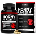 Horny Goat Weed For Men and Women - [20% Icariins Max Strength] - Stamina, Endurance, Circing, Joint & Back Support - Maca Root, Ginseng, Yohimbine, Tribulus, L- Arginine - USA Made - 60