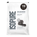 Isopure Zero Carb 100% tiszta savó izolátum fehérje por, laktózmentes, glutén mentes, Vitaminokkal, Cookie & Cream, 25 g fehérje Per Serving, 7,5 Lb, 110 adag (csomagolás május Vary)