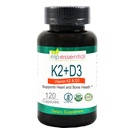 ELP ESSENTIAL K2-vitamin D3-pótló csont- és szívegészséggel, K2 + D3-vitamin 120 kapszula