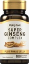 Piping Rock Ginseng Complex Capprovant 124; 100 GM