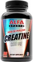 ALFA VITAMINS Maximális kreatin-monohidrát 1200 Mg 100 kapszula. Izomtömeg - Izomnövekedés - Post Workout Recovery. Csökkenti a tejsav hatását