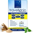 Travel Sleep Aid 124; Get Jet Lag Relief, Restaurative Sleep, Immun Support 124; Flight, Hotel Essential 124; 5-in1 Forma w / Melatonin, Ashwagandha, L- Theanine, GABA, Lemon Balm, 124; 20 Capsulated 124; Buborékcsomagolás