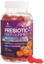 Fiber gumik felnőttek számára, Napi 4g Gumi Fiber kiegészítés, Prebiotic Gumi Digestive Health Support - Plant Based Soluble Fiber Chews, Prebiotics Támogatja a regularity & Digestion Non- GMO - 120 Gumies