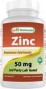 Best Naturals Cink kiegészítés cink glukonát 50mg 240 tabletta - Immuntámogatás