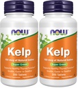 Most kiegészítők, Kelp 150 µg természetes jód, Könnyebb lenyelni tabletta, Super Green, 200 tabletta (csomag 2)