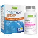Advanced Prenatalis Multivitamin & Pharmepa Complete EPA DHA rTG Omega 3 1000mg terhességi támogató köteg, által Igennus