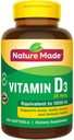 Természet készített D3-vitamin 25 µg., 650 Softgels